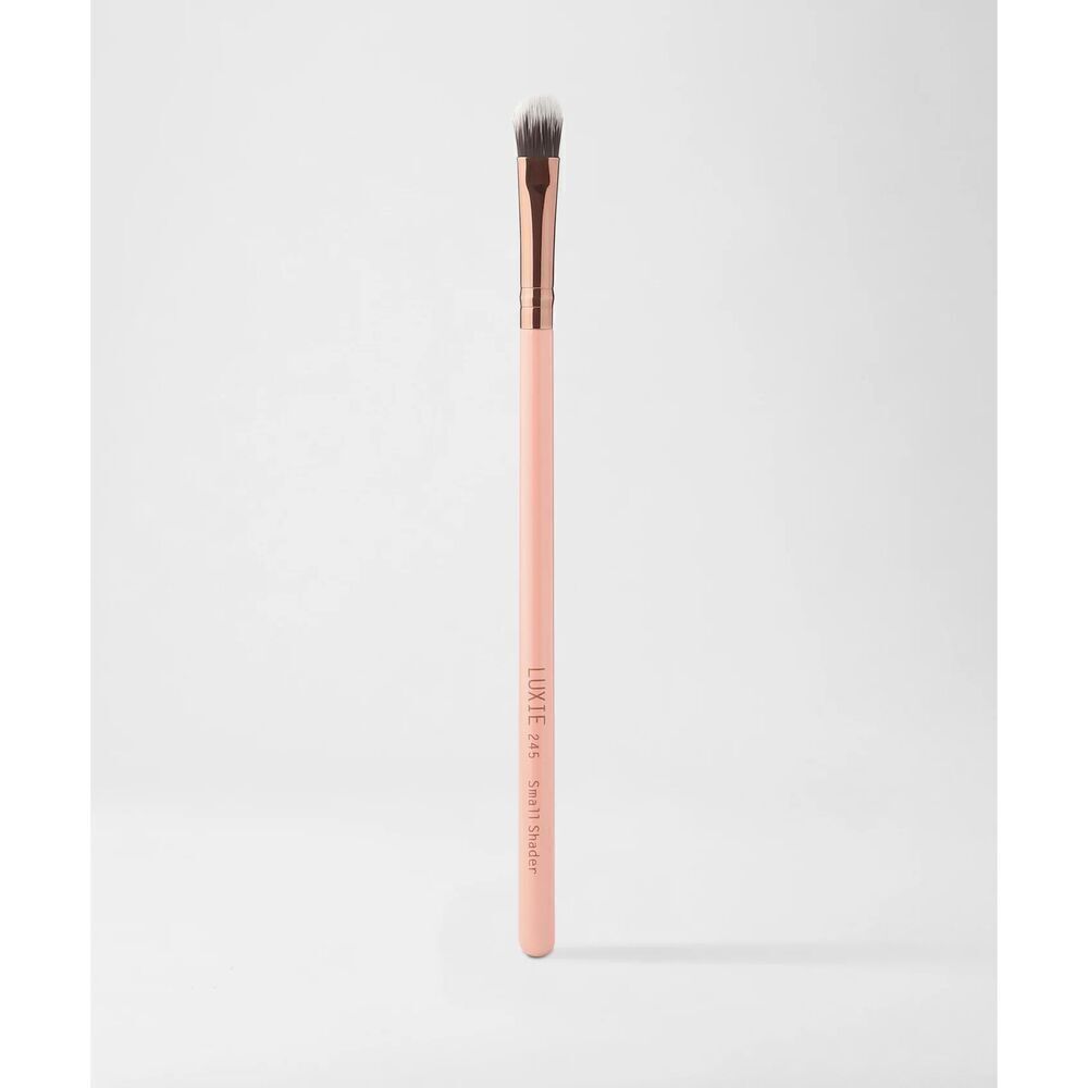 New Womens LUXIE 245 Small Shader Eyeshadow Makeup Applicator Brush - Rose Gold